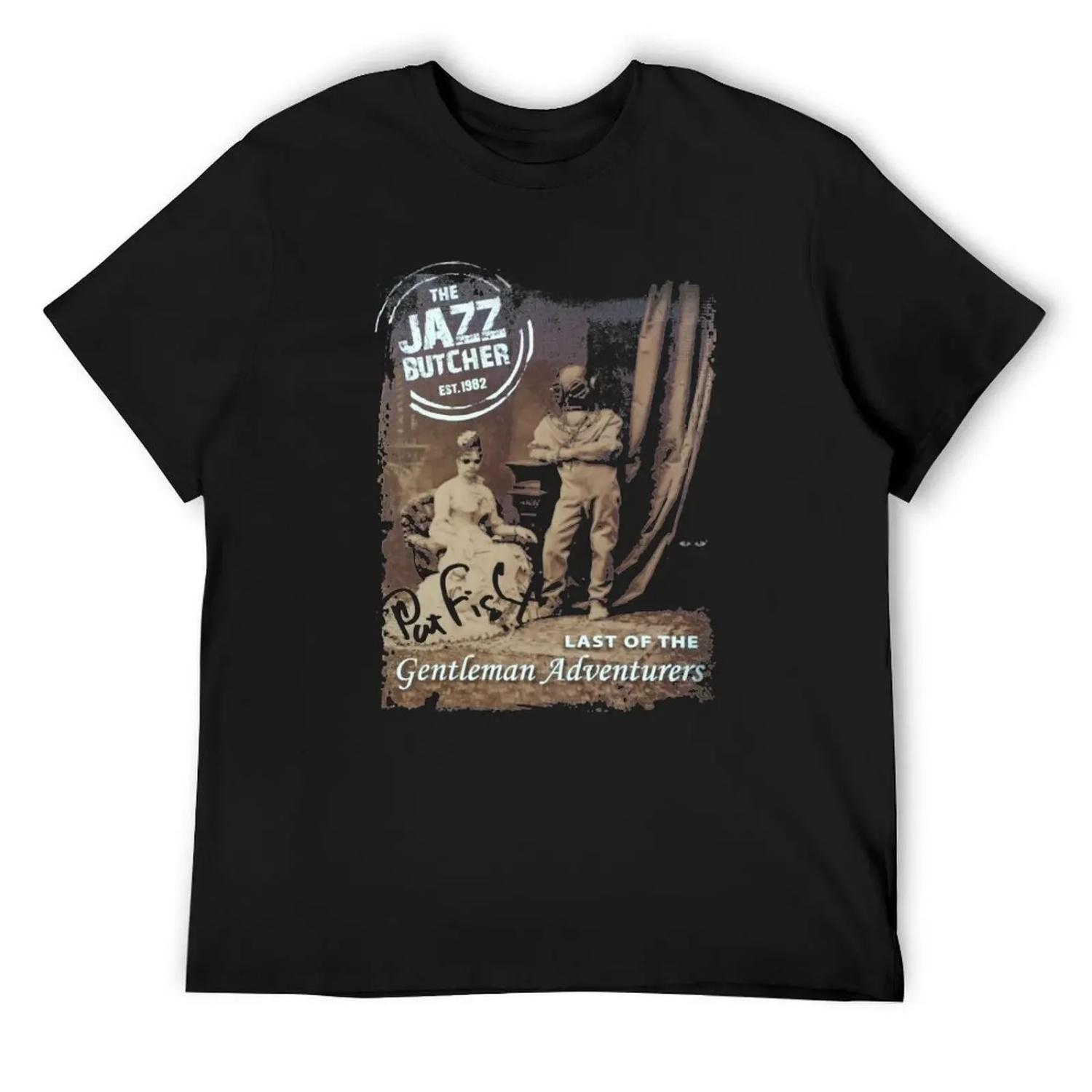 

Футболка The Jazz Butcher мешковатые футболки аниме футболки футбольная футболка мужские футболки высокое качество S чёрный