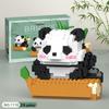 Panda Flower Micro Building Blocks - Assembly Toy for Kids, Compatible with Lego