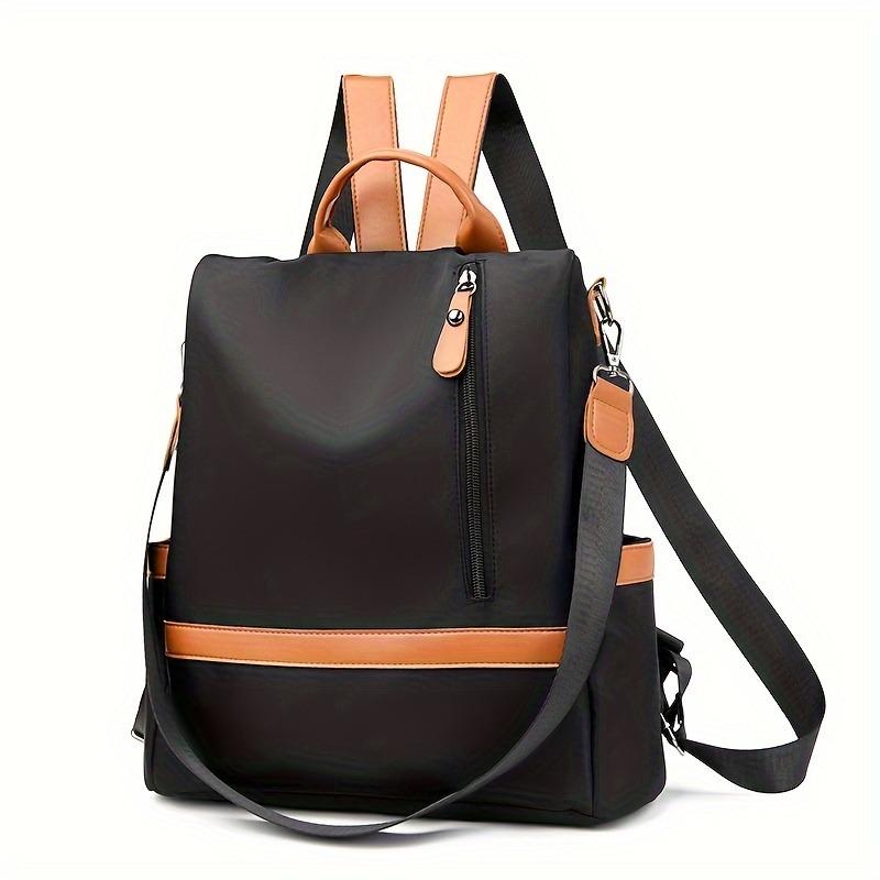 Fashion Anti-Theft Backpack, Preppy College School Daypack, Women's Casual Travel Commute Knapsack