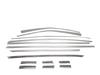 Finish Stainless Steel Upper Window Moulds for Honda Odyssey Hybrid RC4 Visors Set Compatible with Honda RC C4 4 Odyssey 21696 Ultra-Mirror