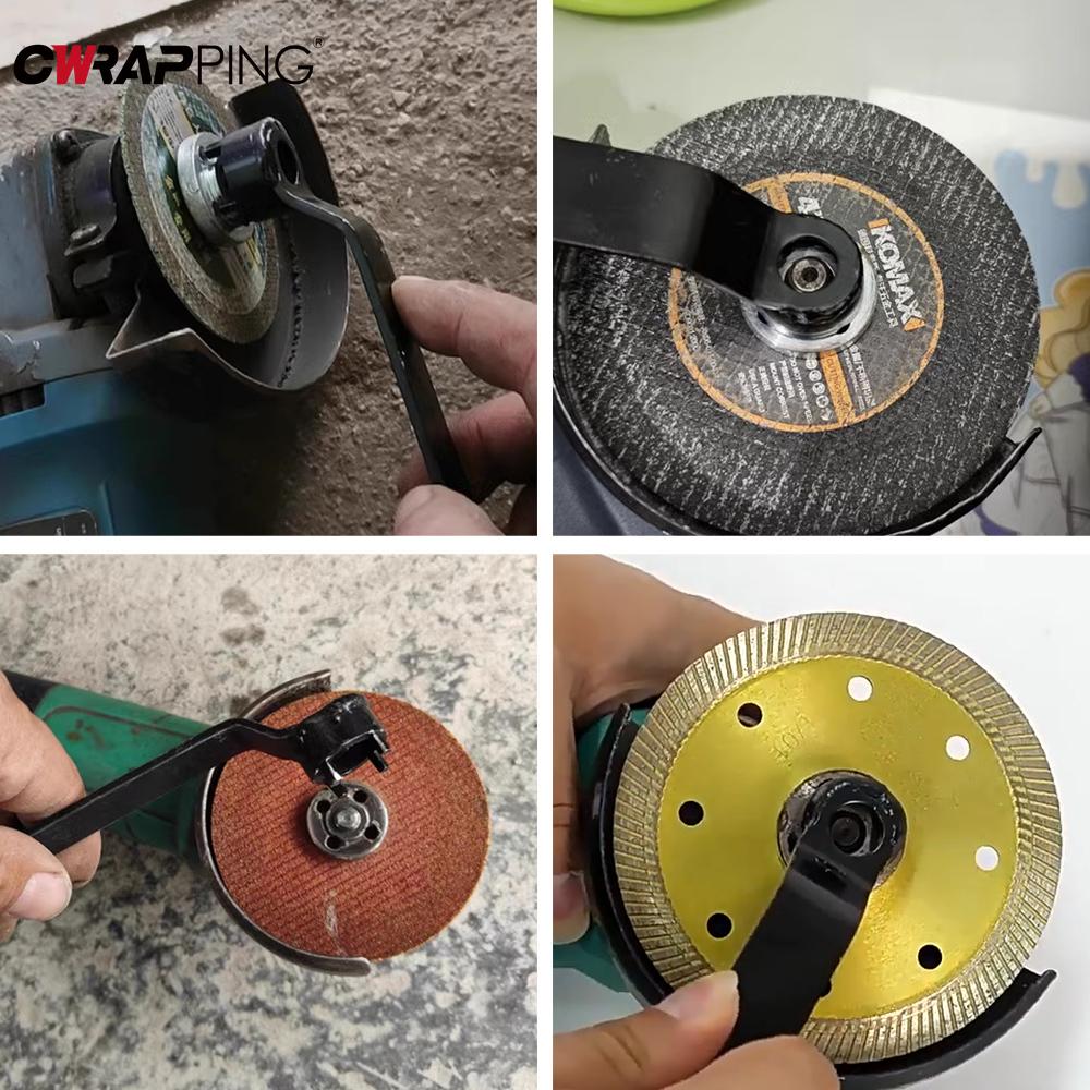 Double Hole Wrench Motorcycle Car Repair Tool Handheld Four-claw Angle Grinder Special Disassembly Assembly Auxiliary Accessorie