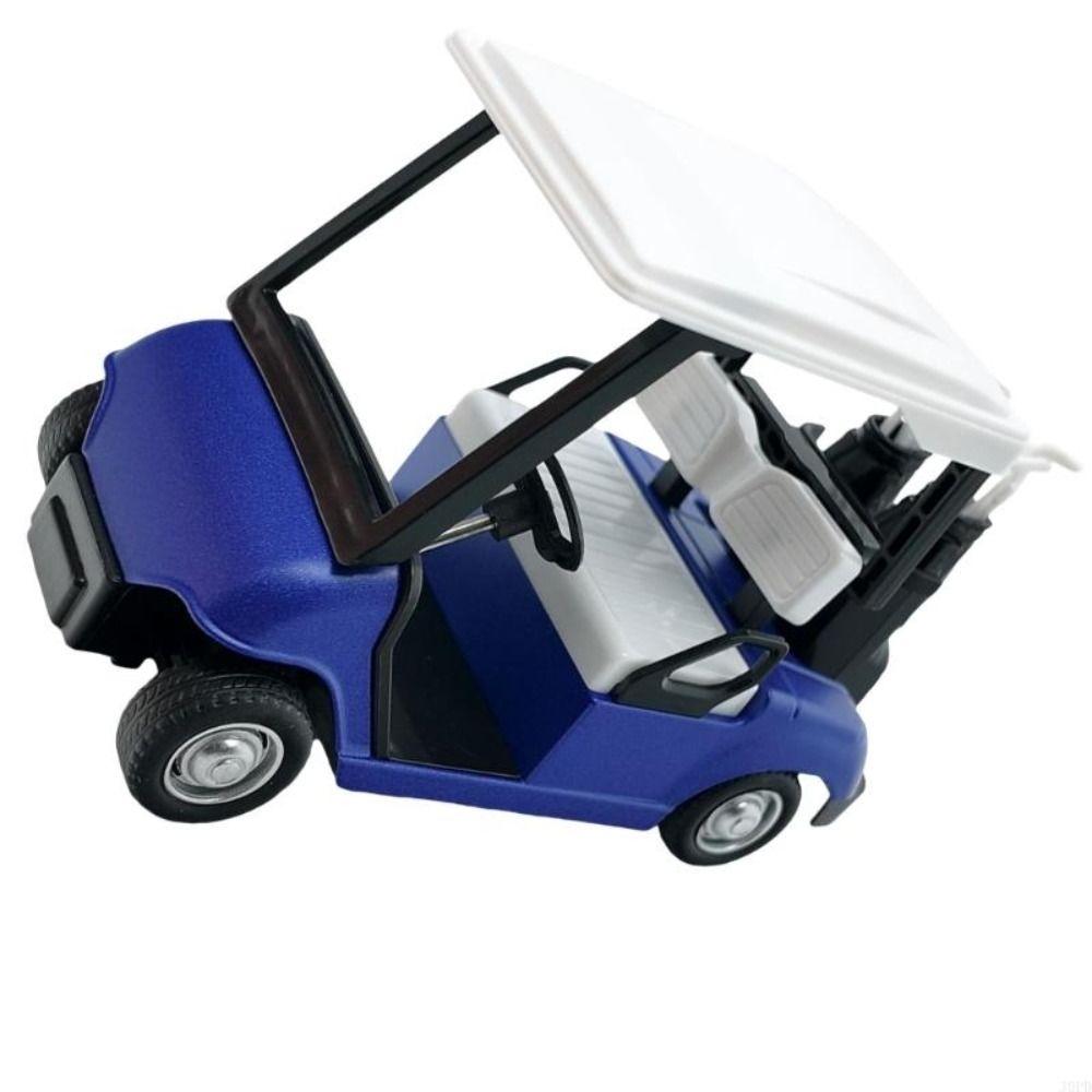 Alloy Golf Cart Replicas Pull-back Mechanism Kids Car Toys Premium Miniature Golf Cart  Gifts