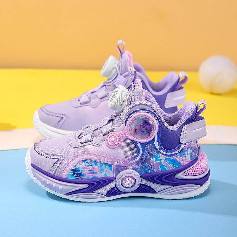 Girls' Basketball & Running Shoes - Non-slip, Shock-Absorbing, Trendy Autumn Trainers