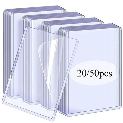 20/50 Transparent Card Sleeves, Clear Card Holders, Transparent Protective Cases, Idol Photo Game Card Protection Cases