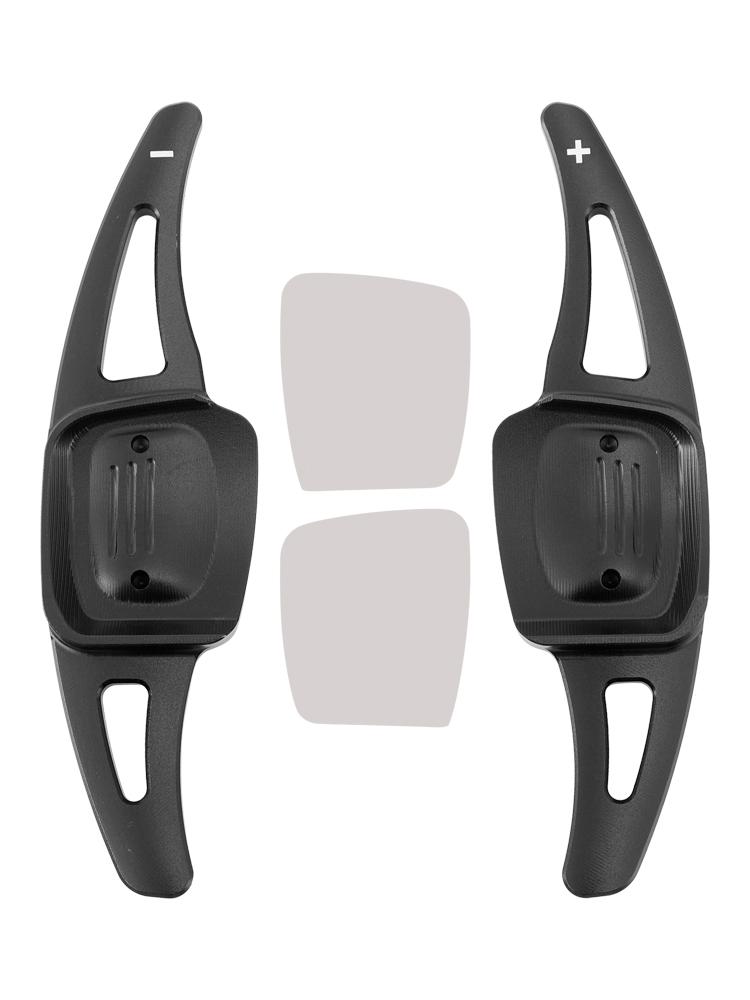 Steering Wheel Paddle Shifter Extension For VW Golf 8 Tiguan Aluminium Black