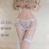 Sex Underwear Perspective Lace Free Sexy Hot Stockings Suspender Seduction Thong Set