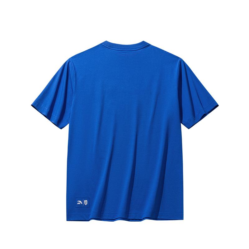 Anta Fan Zhendong Series Letter Round Neck Pullover Short Sleeve T-Shirt Unisex Tops 172628106R-3