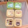1 ks koupelnové umyvadlo s krytem, ​​odtok, rámeček na mýdlo do pračky, kawaii kreslený Sanrio My Melody Hello Kitty mýdlový box