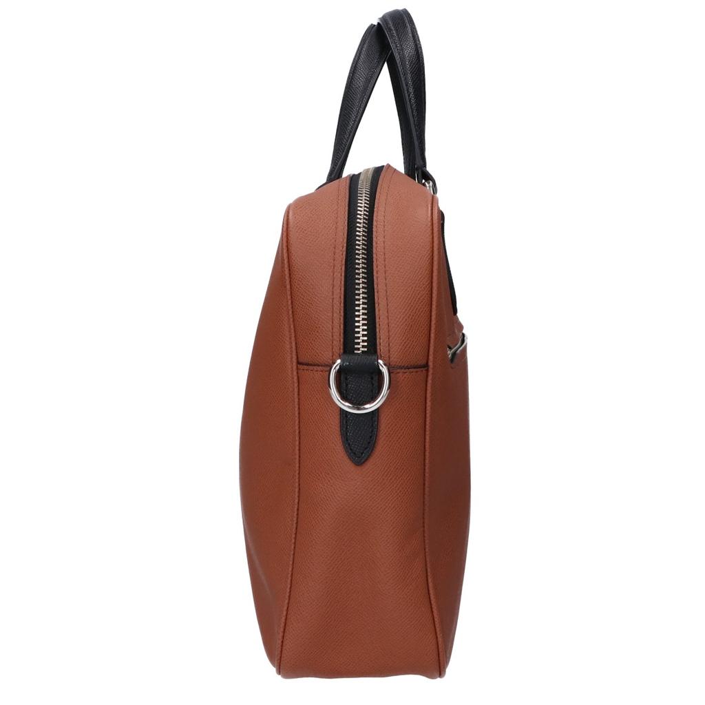 Coach [Stan Bardzo Dobry] 71637 Hudson Torba na Ramię Crossgrain 2-w-1 Torba biznesowa teczka BrązowyUżywany