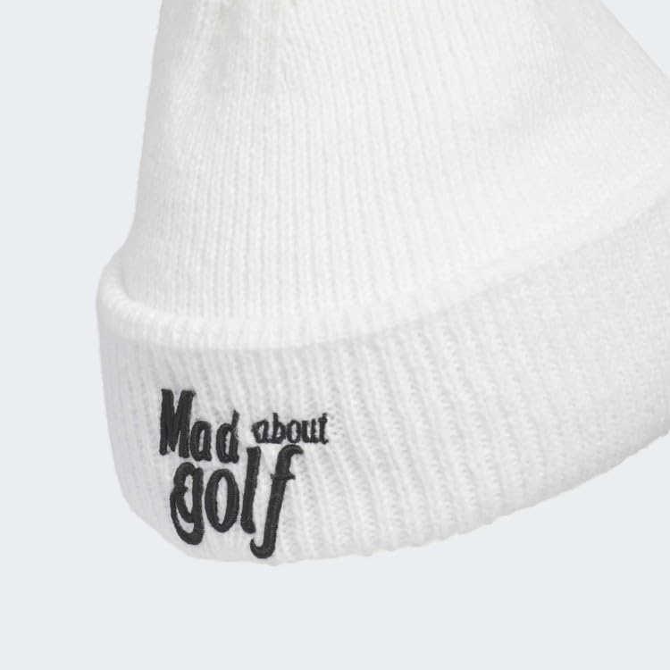 Adidas Golf Graphic Brim Knit Black COLD.RDY Beanie, Men's,