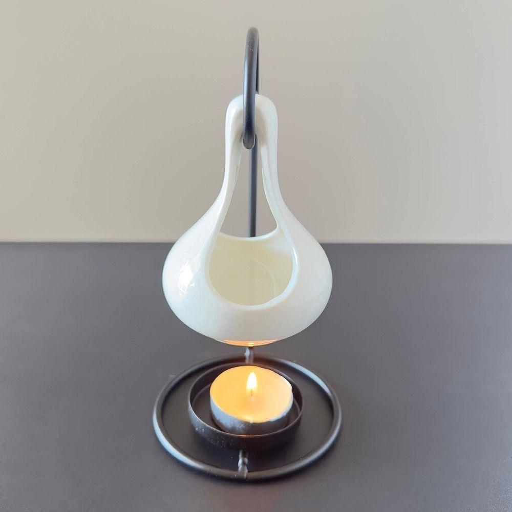 Creative Essential Oil Stove Fragrance Diffuse Ceramic Tealight Holder  Yoga Meditation