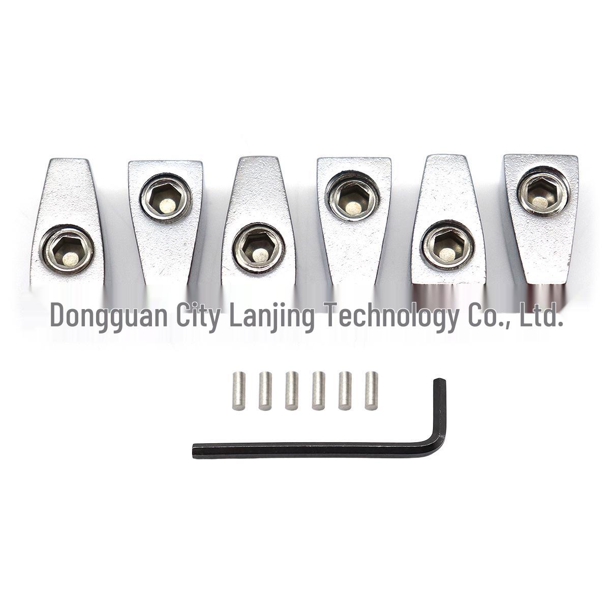 Headless Electric Guitar: Single String Brass Nut Lock