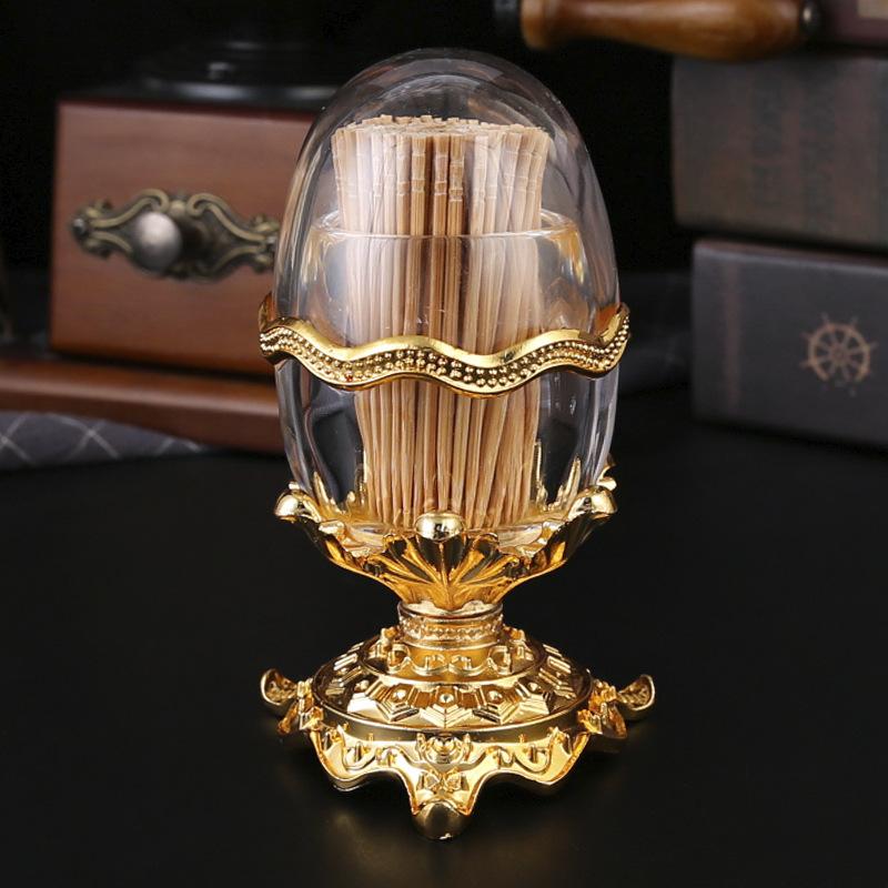 Nordic Nice Home Toothpick Box Creative Design Hotel Restaurant Trendy High-End Plastic Toothpick Jar Decoration Durable