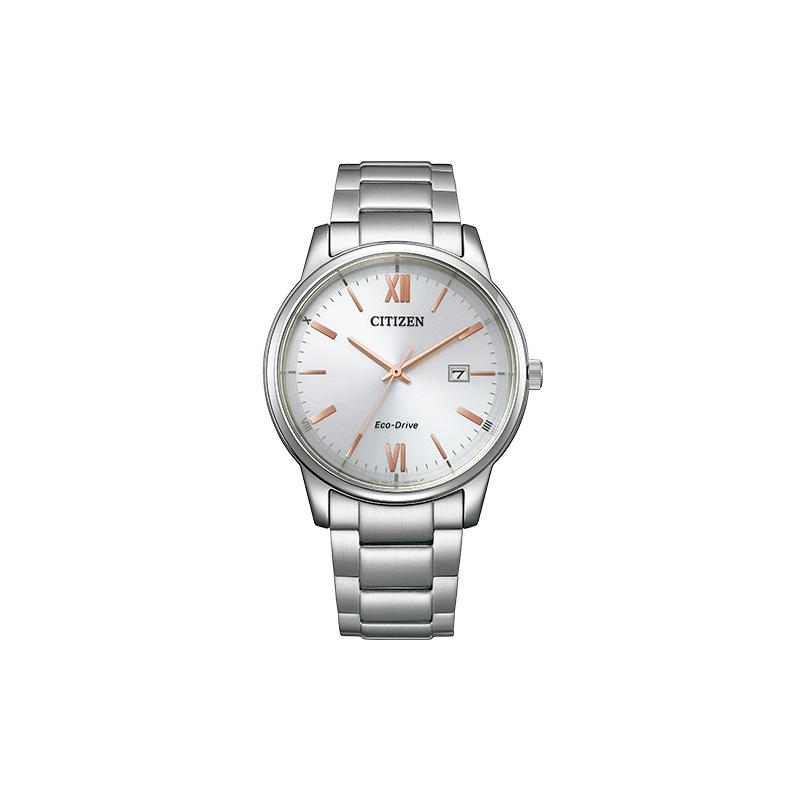 

CITIZEN Eco-Drive Series Calendar Display Fashion Casual Waterproof Couple Photo Energy Quartz Steel Strap Men and Women Same Style White D BM6978-77A синій