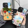 Coque de téléphone artistique Bad Bunny pour iPhone 17,16,15,14,13,12,11 Plus,Pro Max,XS, Coque de téléphone argentée colorée Funda Cover