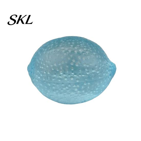 Lemon Stress Relief Toy Transparent Squeeze Toy, Jellyfish Ice Cream Reduction Soft Clear Cube Sensory for Kids Adults
