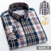 2026 Nuova Moda Uomo a Quadri 100% Cotone Primavera Autunno Tasca Manica Lunga Vestibilità Slim Camicia da Uomo con Bottoni