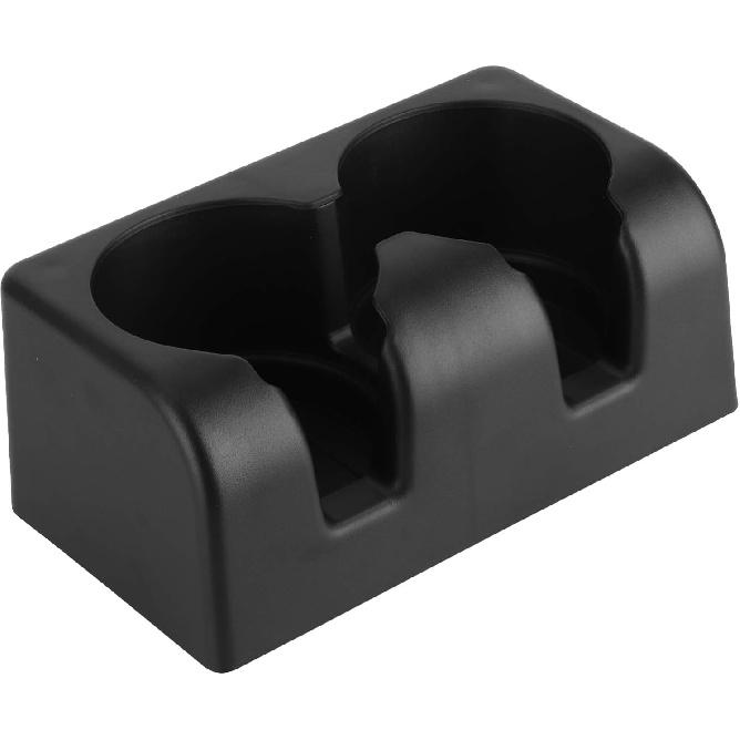 Acouto Bench Seat Cup Holder, Dual Cupholder Insert, Drink Storage, Fit for 2004-2012, Black