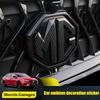 Car Front/Rear MG Badge Decoration Cover Steering Wheel Emblem For MG HS MG4 EV Cyber X MARVEL R ZS ES5 ONE Cyberster MG3 MG5 XX333