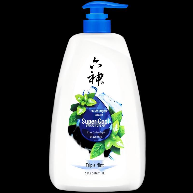 Liushen Cooling & Refreshing Shower Gel 3 x 1L Pack