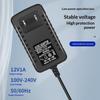 Adattatore di Alimentazione CC 12V 3A Ingresso CA 100-240V Caricatore Adattatore Switching Universale Spina Convertitore per Telecamera CCTV DVR NVR LED