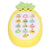 Baby Handy Beißring Weiches Silikon Licht Musik Frühe Bildung Lernhandy Spielzeug Gelb