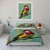 Colorful Bird On Branch. Bedding Sets Duvet Cover Sets Duvet Covers Pillowcases(1*Duvet Cover 2*Pillowcases Without Duvet Insert)