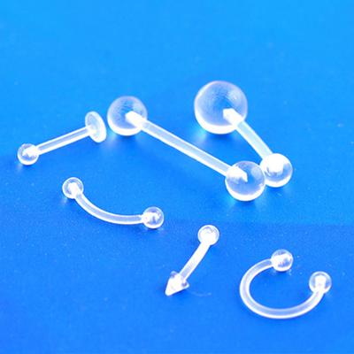 6 unids/set anillo del vientre barra ceja labio lengua Stud nariz anillo Piercing del cuerpo