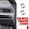 3D Nickel Metal Car Indoor Waterproof Badge Sticker Auto Cover for VW Golf 4 Motion MTM Touareg Passat GTI RLine R32