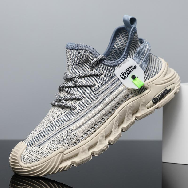 Fashion Shoes for Man 2024 Trend Athletic Running Tennis Travel Sneakers Lace Up Mesh Breathable Outdoor Hiking Sports Casual Shoes