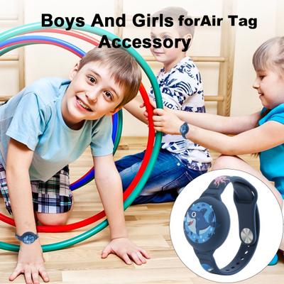 Wasserdichtes Armband für Airtag, kinderfreundliches Armband mit Sicherheitsschnalle, Schutzhülle für AirTag Tracker, Uhrenarmband für Erwachsene und Kinder