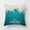 Wish Home Christmas Snowflake Digital Printing Peach Skin Car Pillow Cushion Pillow Case