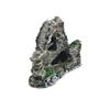1PC Rock Shape Resin Durable Fish Tank Fish Hiding Cave Fish Shrimp Shelter Fake Mountain Ornament