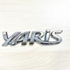 ATG1  3D Metal Yaris Logo Emblem Badge Matte black Chrome Plated Trunk Letter Sticker For Toyota Yaris Car Exterior Decor Accessories