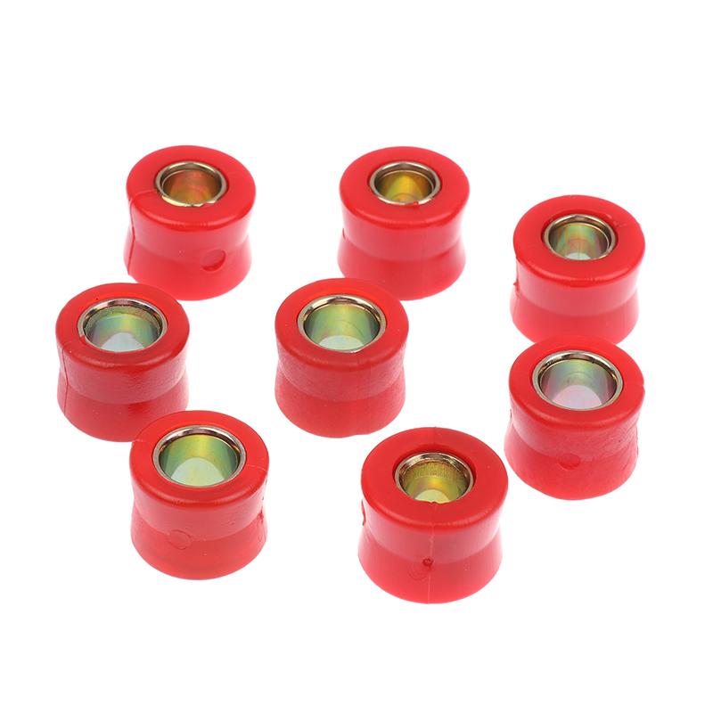 4Pcs 10/12Mm Motorcycle Front/Rear Shock Absorber Rubber Buffer Rubber Red Shock Absorber Bumper Block Sleeve Cushion Rubber