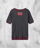PARADIGMFILM [Ep.02] Slub Layered Henley Neck Knit Top (Charcoal)