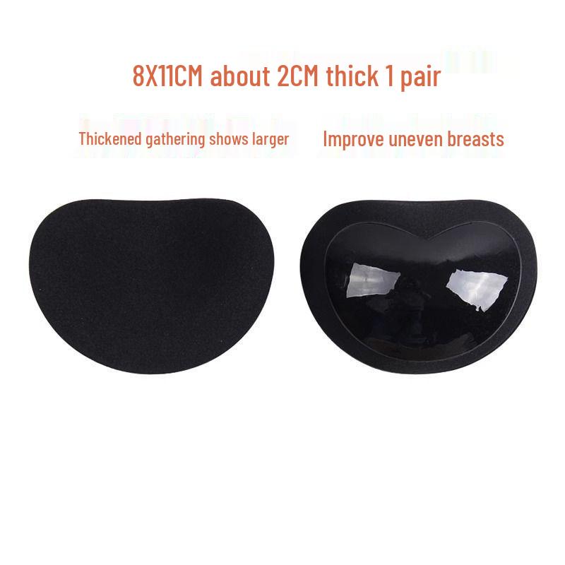 Triangle Self-Adhesive Push-Up Breast Pads for Women - Invisible Sponge Inserts for Swimwear & Lingerie