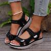 Ladies' Elegant Mary Jane Sandals - Adjustable Ankle Strap, Breathable Toe and Cushioned Insole, Summer Beach Slope Heel Design Open Toe Sandals