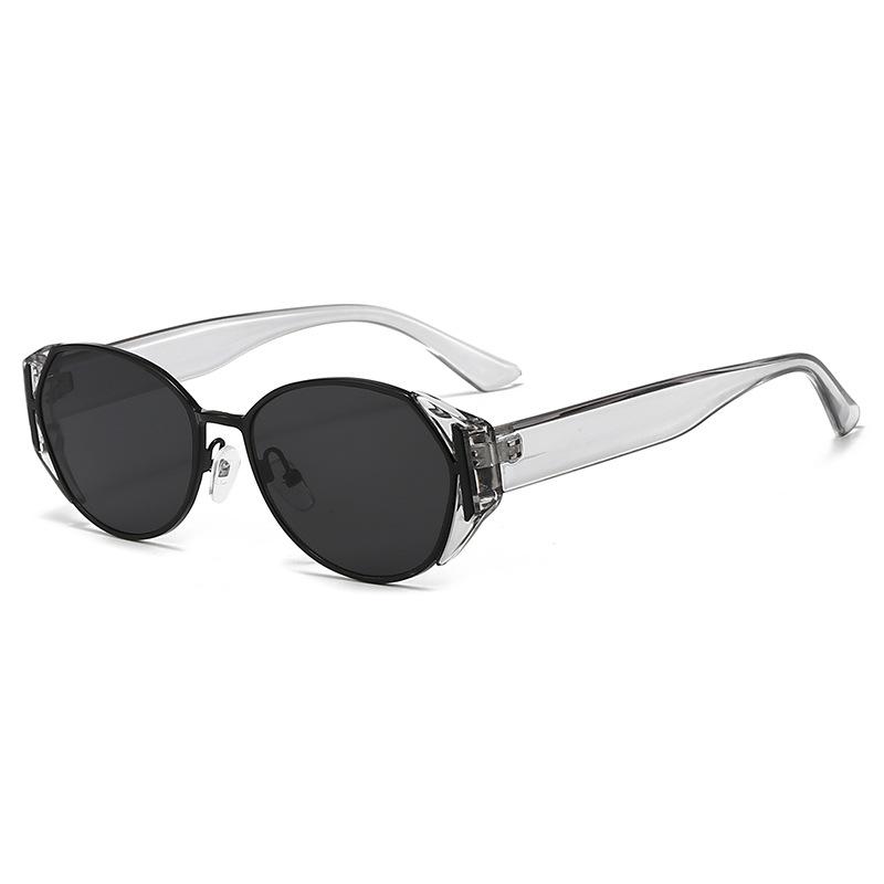 

1/2/5Pcs/Set Oval Sunglasses For Men Women Fashion Outdoor Accessory Sun Glasses Unisex Photography Driving Eyeglasses UV400 As picture серый