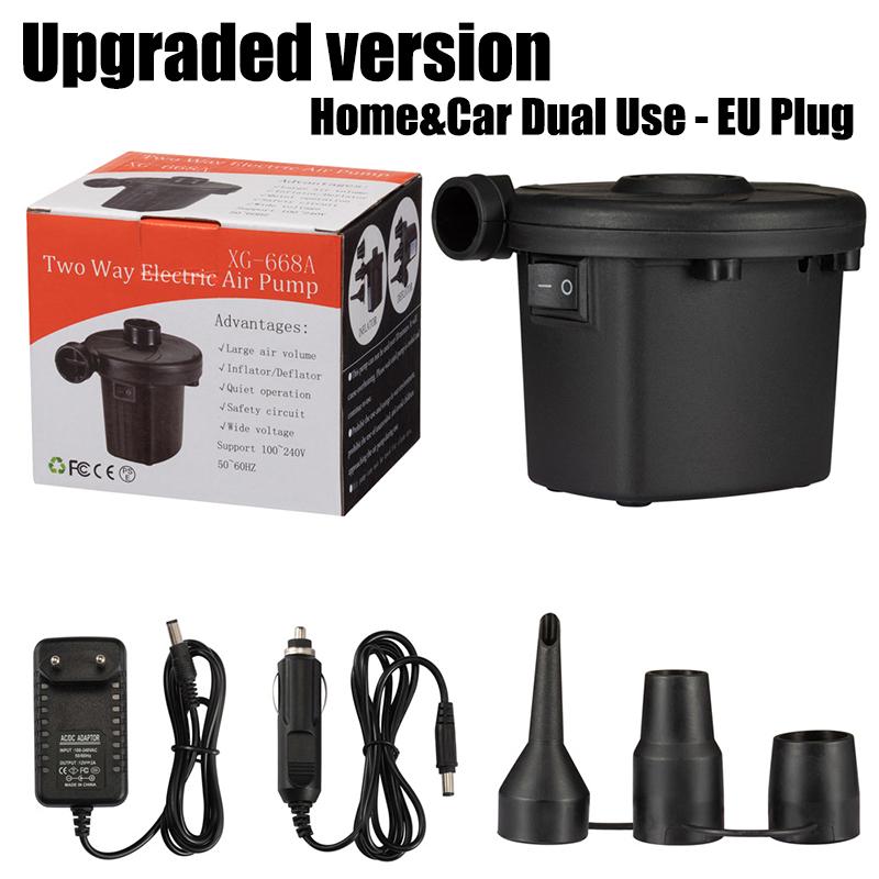 High Pressure Electric Air Pump Fast Inflation Deflation for Inflatable Boat Camping Blower Outdoor Portable Quick Inflator Pump