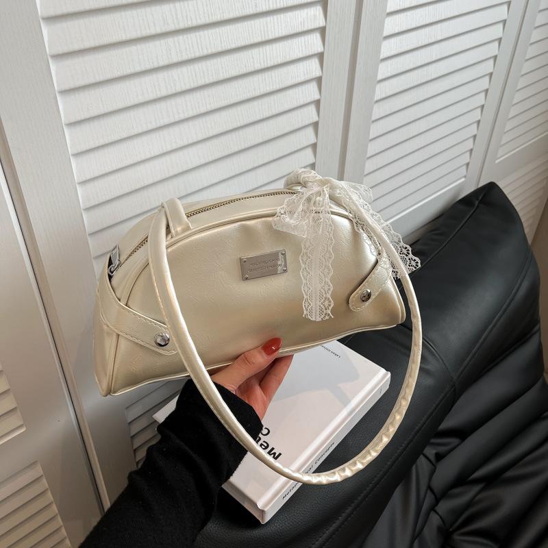 

Ретро Однотонная Женская Сумка-Ракушка на Плечо Кружевная Универсальная Компактная Женская Сумка Под Мышку Женский Кошелек Сумки бежевый