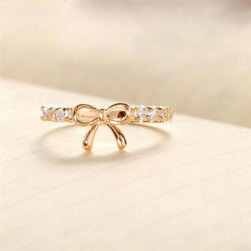 

Womens Sexy Butterfly Jewelry Simple Ladies Bow Ring