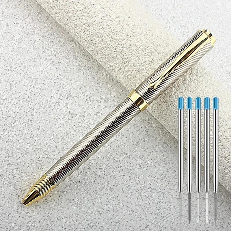 Luxury 716 Metal Capless Twist Ballpoint Pen , Elegant Signature Pen Gift Pens for Men Women
