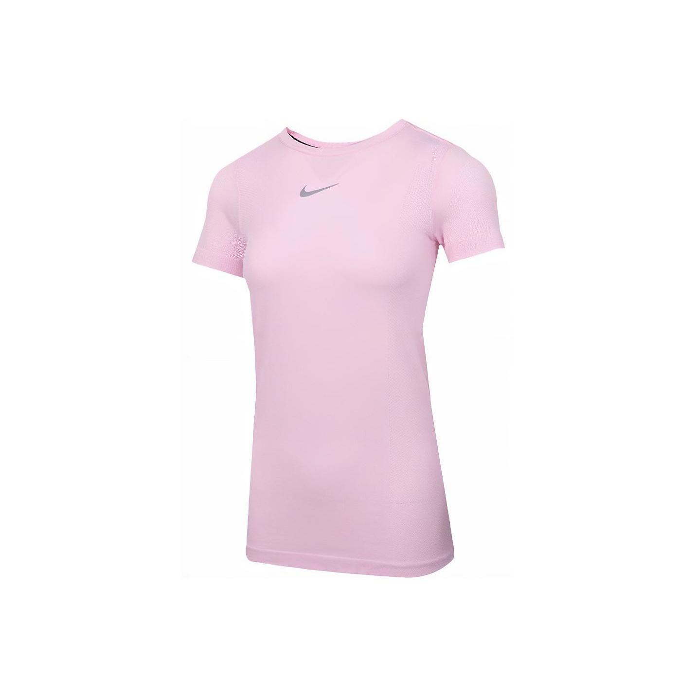 

Nike Infinite Dri-FIT Running Short Sleeve Tee Women Tops Foam-Pink CU3121-663 XL