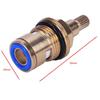 Pmandgk 2 Replacement Brass Ceramic Disc Tap Valve Insert Gland Cartridge 1/4 Turn
