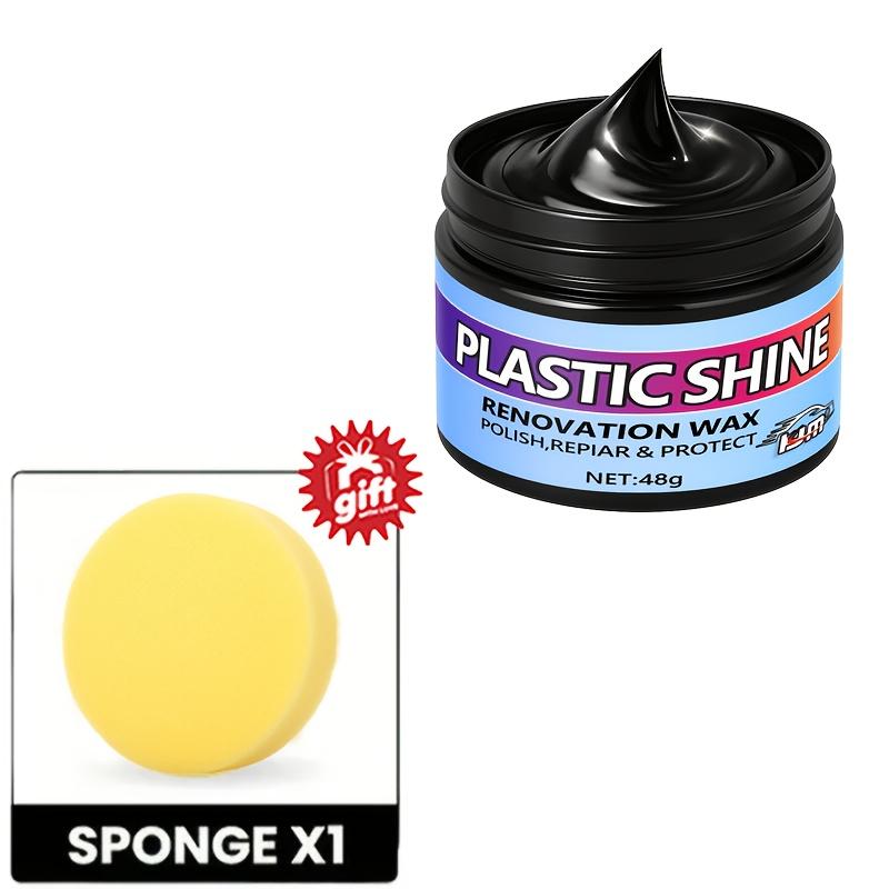 Car Interior Refurbishing Wax, Interior Shine Wax | Tire Protection | Repair of Yellowing and Oxidation of Black Vehicles