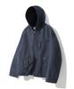 Cgp Vintage Washed Cotton Hooded Work Jacket_Blue