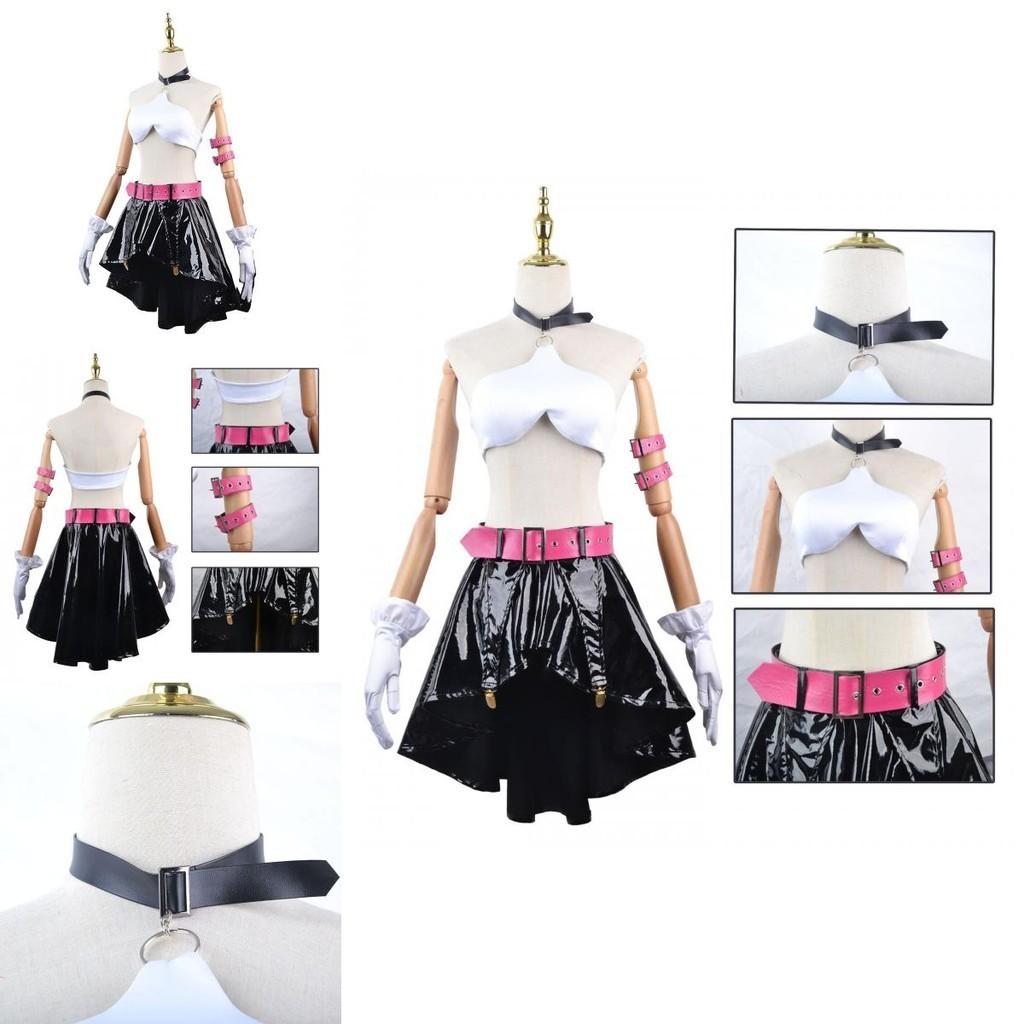 Authentisches One Piece Film Red-Nami Cosplay Kostüm Perücken-Set für Erwachsene