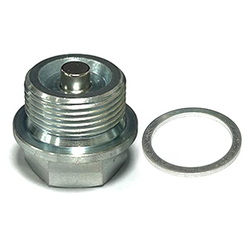 MAGNETISCHER ÖLABLASSSTOPFEN M24 x 1,5 GEWINDE für BMW frühes Schaltgetriebe Silber