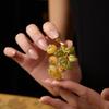 Amber Beeswax Brooch: Elegant Retro Design Cheongsam Accessory and Gift Corsage